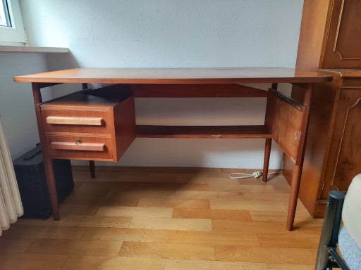Escritorio danés de teca de mediados de siglo de Gunnar Nielsen Tibergaard para Tibergaard, años 60 – bureau, Wood