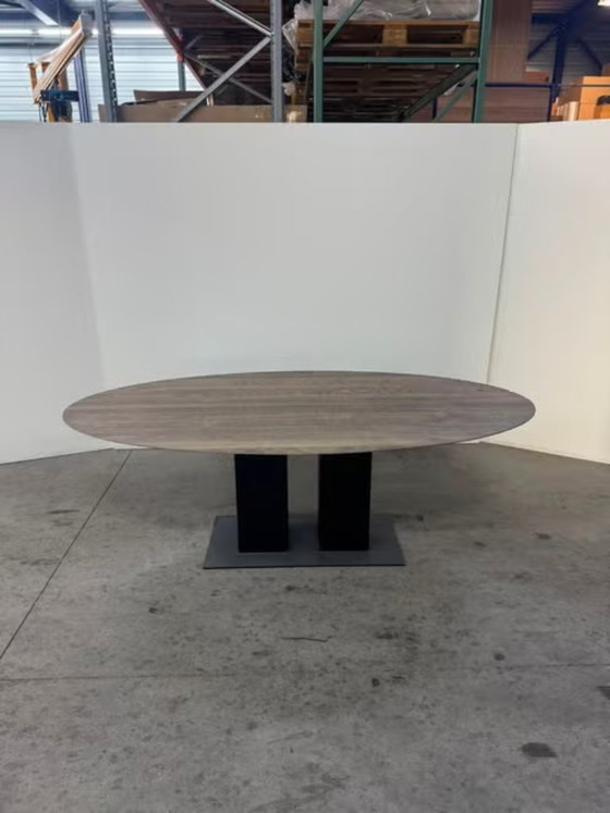 New Bert Plantagie Oak Oval Dining Table 220x115x76cm – Wood (photo 5 of 5)
