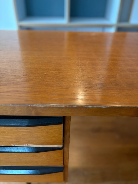 Scrivanie in impiallacciatura di teak anni '60, Pastoe? – Legno (photo 8 of 9)