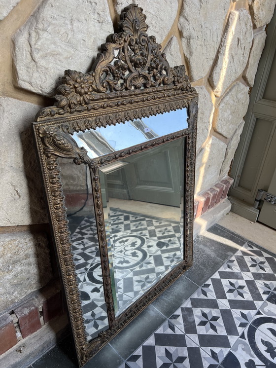 Image 1 of Antique mirror pare close