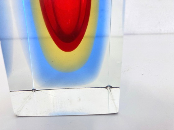 Image 1 of 3 Italian Sommerso vases made of Murano glass by Flavio Poli, 1960s design