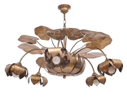 Nénuphar Chandelier 10 Lights Maison Jansen