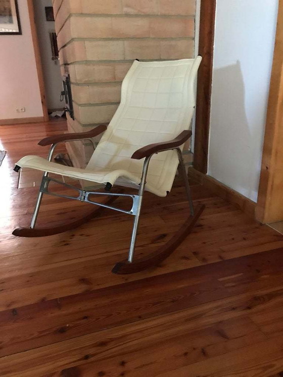 Mid-Century Japanese Rocking Chair by Takeshi Nii, Mid Century Modern (photo 9 of 9)