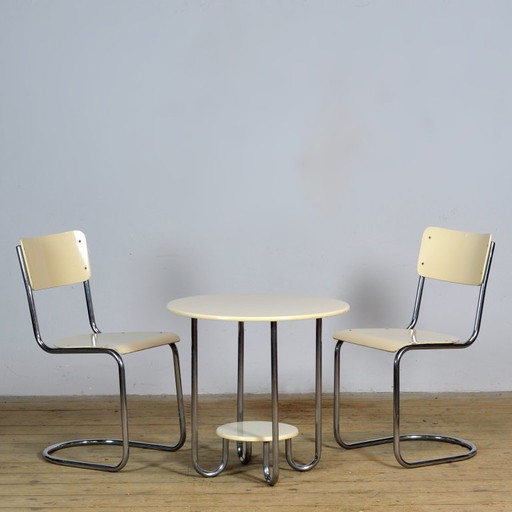 Set di mobili tubolari Auping degli anni '30