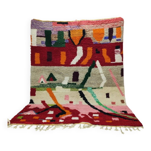 Vintage Boujaad Moroccan rug in wool 290 × 210 cm