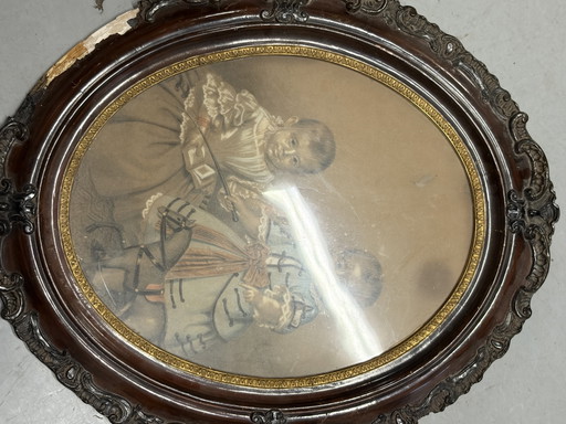 Dessin ancien – schilderijen tekeningen, Glass, Paper