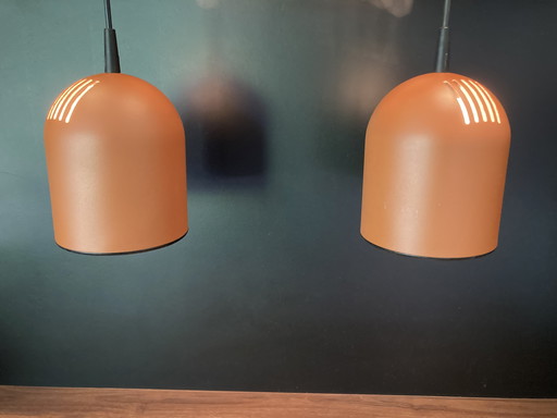 2x vintage Philips pendant lamps