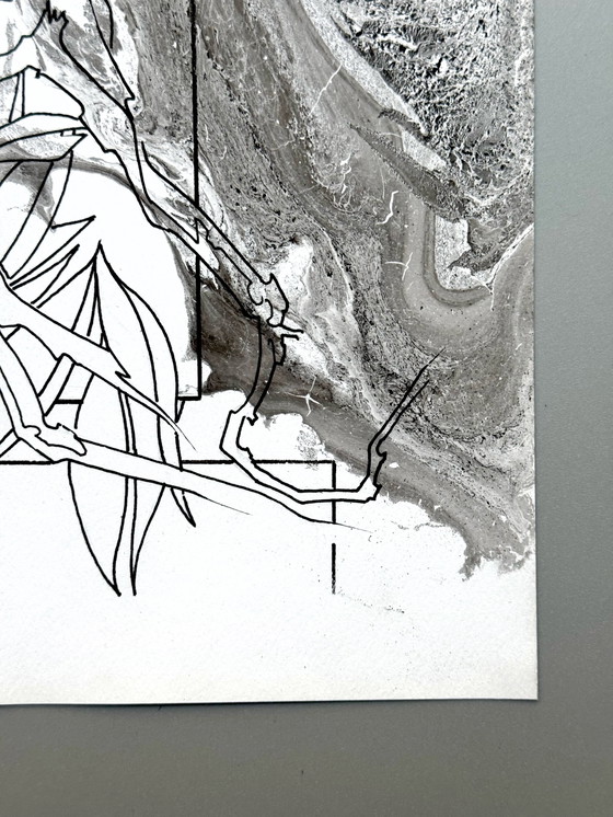 Image 1 of Eugène Eechaut (1928-2019) Nude Woman, Ink 1979