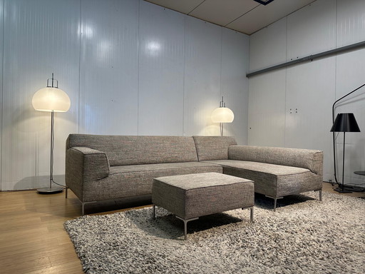 ZGAN Grey Design sur stock Canapé d'angle Bloq