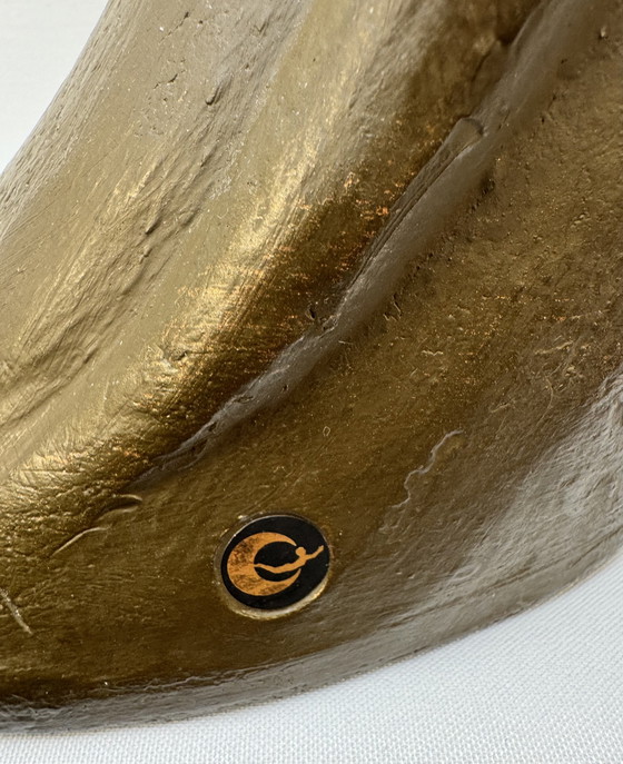 Image 1 of Scultura originale di Geert Kunen "Koppel" - firmata e contrassegnata - 53 cm