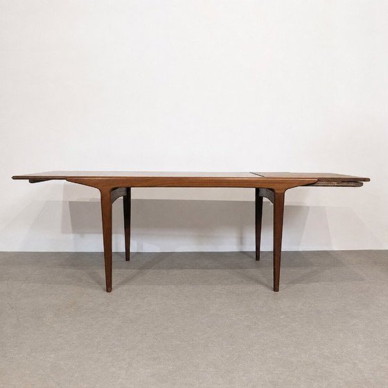 Image 1 of Table de salle à manger scandinave en teck de Johannes Andersen pour Uldum