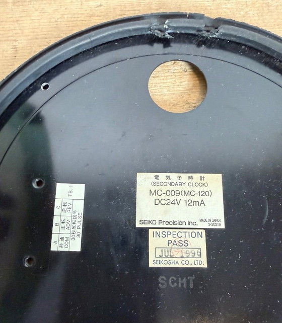 Image 1 of Vintage groene Seiko scheepswandklok, jaren 70