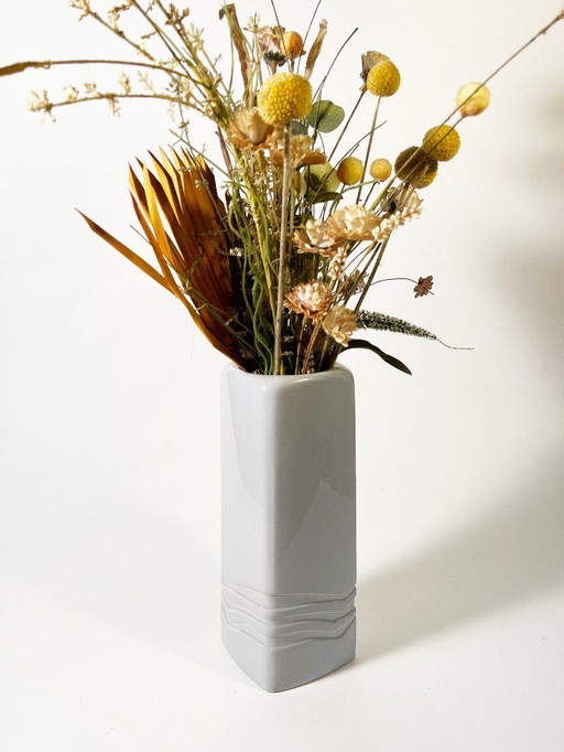 Vintage-Vase Flora Keramik 1970