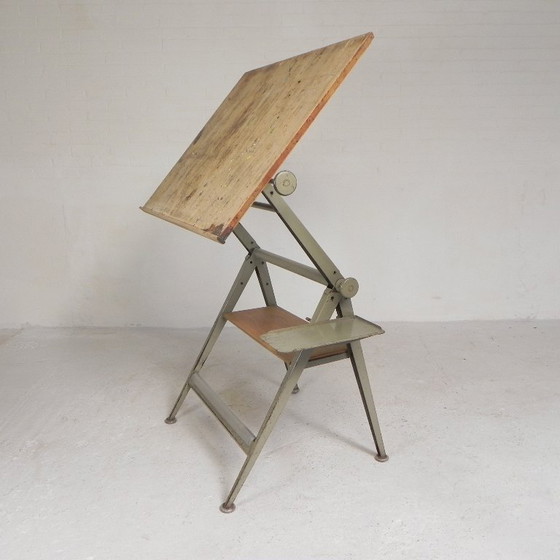 Drawing Board Reply von Wim Rietveld und Friso Kramer für Ahrend De Cirkel, 1959 – Schreibtisch, Wood, Iron (photo 13 of 27)
