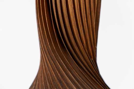 Image 1 of Large pine pendant light by Hans-Agne Jakobsson for Ellysett Markaryd (Sweden,1960s).