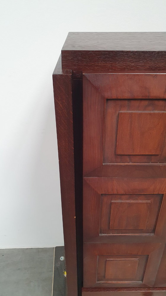 Image 1 of Brutalist vintage De Coene style barkast 70s belgie