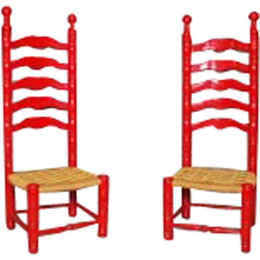 Chaises hautes espagnoles vintage, années 1940