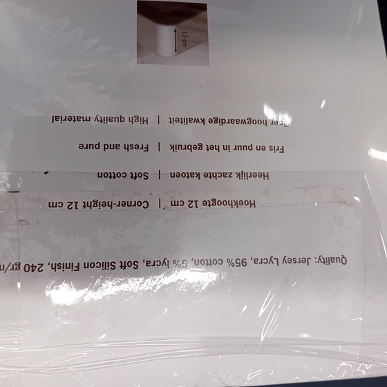 Image 1 of Lenzuolo con angoli elasticizzati 140/160x200