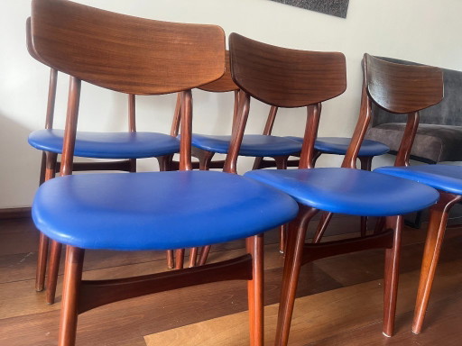 6x Louis van Teeffelen Esszimmerstühle