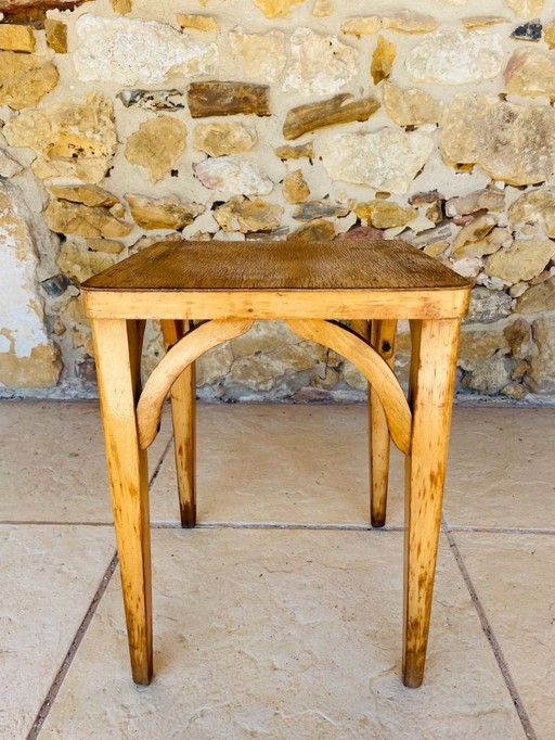Vintage Bistro Stool by Luterma, 1950s