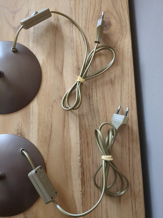 Image 1 of Set of Vintage Solid Table Lamps 'Tulip'