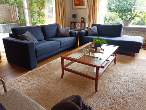 Rolf Benz Sofa Set, Model EGO + Headrest With Original Invoice – banken, Wool