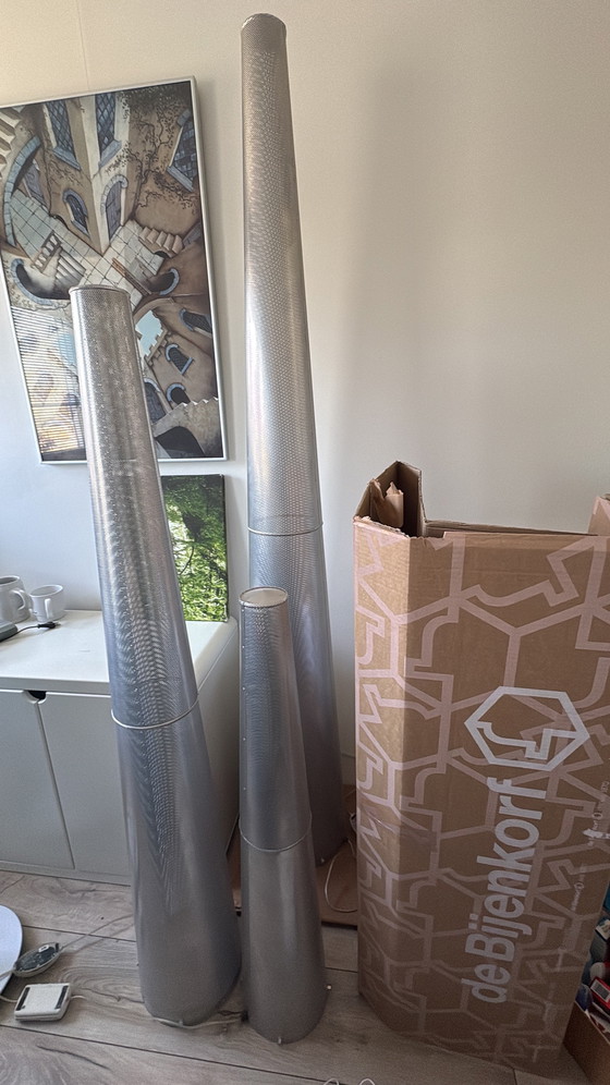 Image 1 of 3x Ferro light lamps