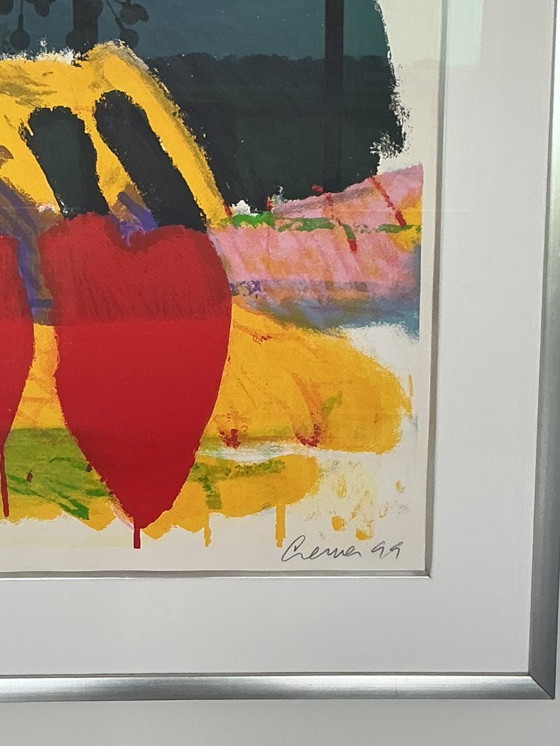 Image 1 of Jan Cremer Screenprint. Tulips '99 75/200