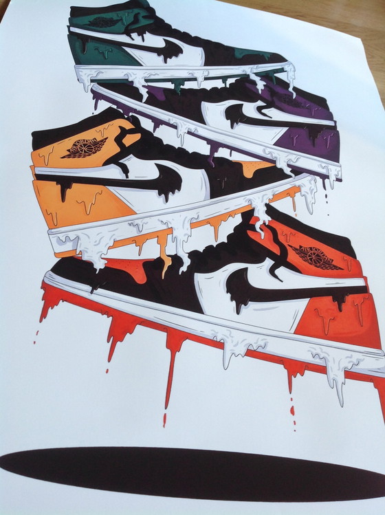 Image 1 of Poster retrò Nike Air Jordan High