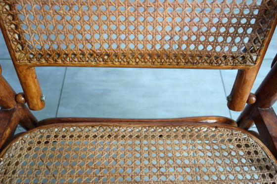 Poltrona relax regolabile Fischel circa 1900 – Poltrone relax, Vimini, Ottone (photo 11 of 19)