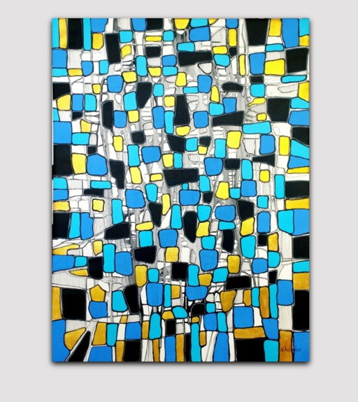 Natia Antadze Abstract Composition XXL