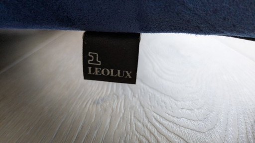 Leolux Dolcinea armchair - Suede cobalt blue - set of 2