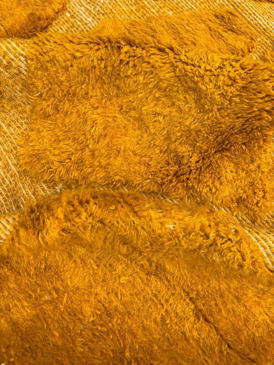 Image 1 of Yellow Mrirt Moroccan Wool Rug 200x300 cm– Handmade Thick Wool Berber Rug Woven by Women Cooperative