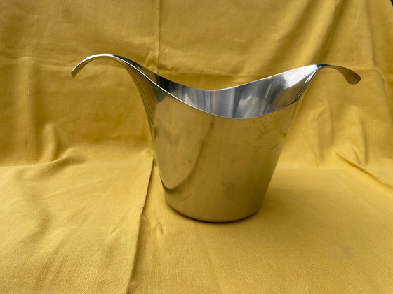 Image 1 of Secchiello per ghiaccio vintage Sambonet in acciaio inox