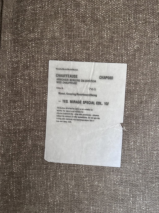 Poltrona Living Divani Chauffeause