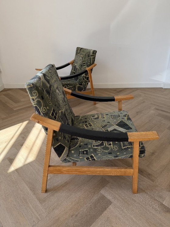 Set ungarischer Sessel aus der Mitte des Jahrhunderts – Textile, Wood (photo 5 of 6)