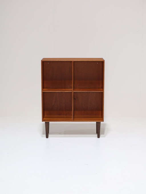 Boekenkast teak Jens Hansen Deens vintage