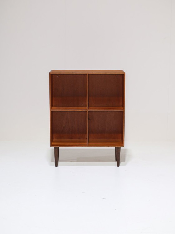 Image 1 of Boekenkast teak Jens Hansen Deens vintage