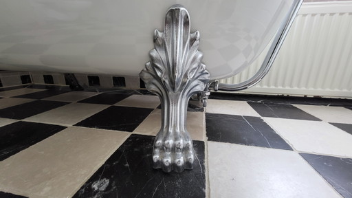 Classic clawfoot bathtub