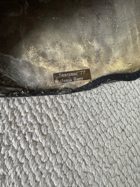 Image 1 of Scultura in bronzo "Tristesse" di Marga Brey