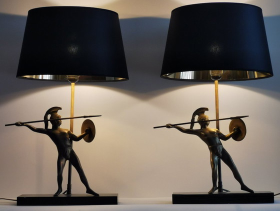 Image 1 of Paire de lampes "Gladiateur" 1970s