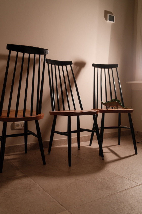 Fanett Pastoe Set van 4 – Eetkamerstoelen, Hout (photo 4 of 9)