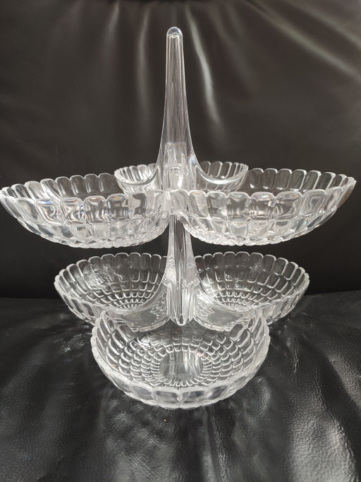 Guzzini Etagère bowl Pio & Tito Toso 2x Transparente entremeses tapas aperitivo snacks snacks