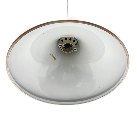 Lampada a sospensione tedesca "Semi" (tromba) – Rame, Rolf Krüger Staff Leuchten, 1970 (photo 8 of 15)
