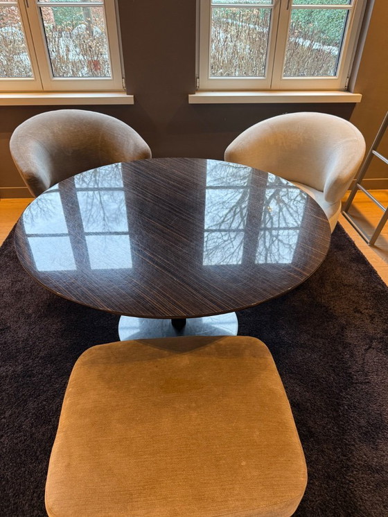 Image 1 of Fauteuil Aston Minotti 2x avec repose-pieds