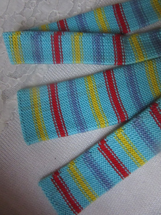 Schofield Slim Tie hand-crafted French Cotton, vintage, 60's – Decorative Objects (photo 6 of 7)