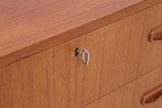 Image 1 of Vintage teakhouten ladekast | Mid Century ladekast | houten opbergmeubel 60s 70s #05-51