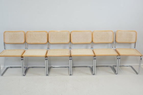 Image 1 of Set di 6 sedie Cesca B32 – Design Bauhaus ispirato a Marcel Breuer