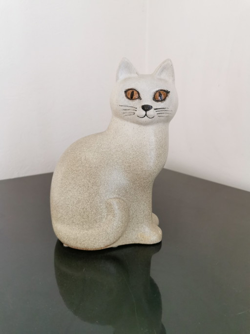 Lisa Larson Keramische Kat – beeldhouwkunst, Ceramic