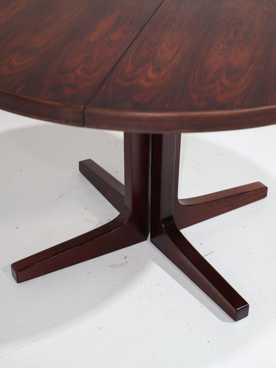 Image 1 of Uitschuifbare eettafel palissander Deens 1960s